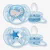 Lot De 2 Sucettes Ultra Douces 2e âge Philips AVENT Ecureuil/fleurs - Philips Avent