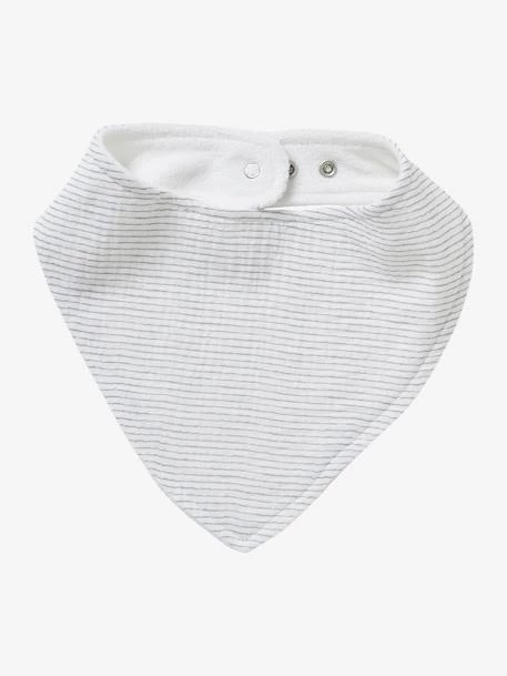 Lot De 3 Bavoirs Bandanas En Gaze De Coton Lot Vert Panda - Vertbaudet 4 Lot De 3 Bavoirs Bandanas En Gaze De Coton Lot Vert Panda - Vertbaudet – Image 4