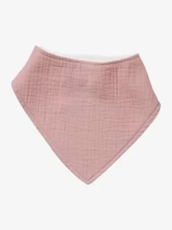 Lot De 3 Bavoirs Bandanas En Gaze De Coton / éponge Rose Grenier - Vertbaudet -Produit Pour Bébé lot de 3 bavoirs bandanas en gaze de coton eponge 3