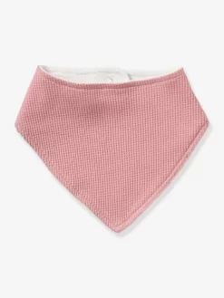 Lot De 3 Bavoirs Bandanas En Nid D'abeille Imprimé Coeurs - Vertbaudet -Produit Pour Bébé lot de 3 bavoirs bandanas en nid dabeille 3