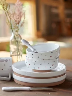 Lot De 3 Couverts 2e âge LÄSSIG Tiny Farmer Mouton/oie Blanc - Lassig -Produit Pour Bébé lot de 3 couverts 2e age lassig tiny farmer 3