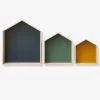 Lot De 3 étagères Home Bleu - Vertbaudet