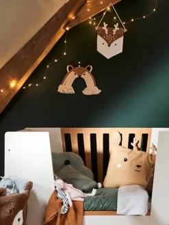 Lot De 3 Fanions Animaux GREEN FOREST Blanc - Vertbaudet -Produit Pour Bébé lot de 3 fanions animaux green forest 3