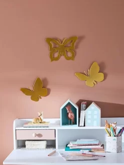 Lot De 3 Papillons En Laiton Dore - Vertbaudet -Produit Pour Bébé lot de 3 papillons en laiton 3