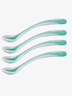 Lot De 4 Cuillères Bébé Thermosensibles NUBY Aléatoire - Nuby -Produit Pour Bébé lot de 4 cuilleres bebe thermosensibles nuby 5