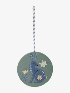 Lot De 6 Boules Plates De Noël Scandinave Bois - Vertbaudet -Produit Pour Bébé lot de 6 boules plates de noel scandinave 5