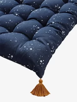 Matelas De Sol Avec Pompons Bleu Foncé - Vertbaudet -Produit Pour Bébé matelas de sol avec pompons 2