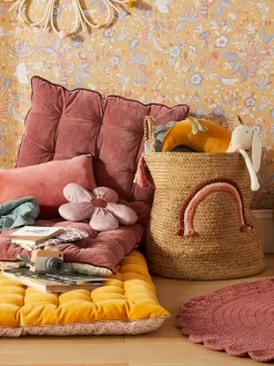 Matelas De Sol Bi-matière GRENIER Rose - Vertbaudet -Produit Pour Bébé matelas de sol bi matiere grenier 4