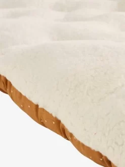 Matelas De Sol Bi Matière PETIT NOMADE Ecru / Caramel - Vertbaudet -Produit Pour Bébé matelas de sol bi matiere petit nomade 4