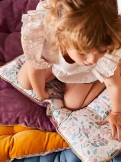 Matelas De Sol Bi-matière VICTORIA Prune - Vertbaudet -Produit Pour Bébé matelas de sol bi matiere victoria 3