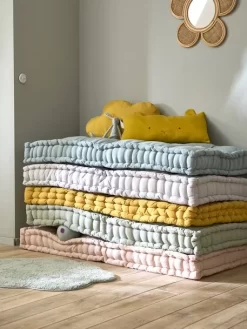 Matelas De Sol Style Futon Ocre - Vertbaudet 9 Matelas De Sol Style Futon Ocre - Vertbaudet -Produit Pour Bébé matelas de sol style futon 3