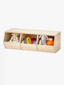 Meuble 3 Bacs Toys Bois - Vertbaudet