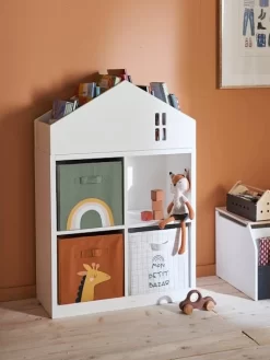 Meuble 4 Cases Casas Blanc - Vertbaudet -Produit Pour Bébé meuble 4 cases casas 3