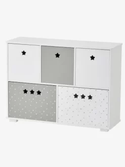 Meuble De Rangement 5 Bacs LIGNE SIRIUS Blanc/gris - Vertbaudet