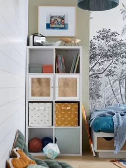 Meuble De Rangement 8 Cases Blanc - Vertbaudet -Produit Pour Bébé meuble de rangement 8 cases 4