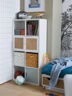 Meuble De Rangement 8 Cases Blanc - Vertbaudet -Produit Pour Bébé meuble de rangement 8 cases 5