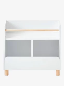 Meuble De Rangement Mixte étagère + Bacs LIGNE PTILOU Blanc/bois - Vertbaudet -Produit Pour Bébé meuble de rangement mixte etagere bacs ligne ptilou 2