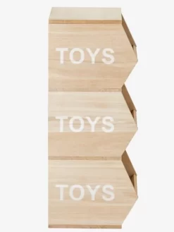 Meuble Vertical 3 Bacs Toys Bois - Vertbaudet -Produit Pour Bébé meuble vertical 3 bacs toys 2