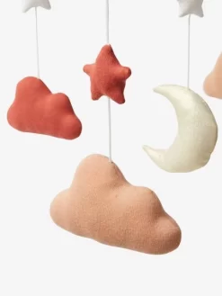 Mobile Lune Et étoiles Glitter Marron - Vertbaudet -Produit Pour Bébé mobile lune et etoiles glitter 3