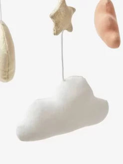 Mobile Lune Et étoiles Glitter Marron - Vertbaudet -Produit Pour Bébé mobile lune et etoiles glitter 4