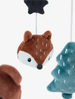 Mobile Musical GREEN FOREST Beige / Multicolore - Vertbaudet -Produit Pour Bébé mobile musical green forest 3