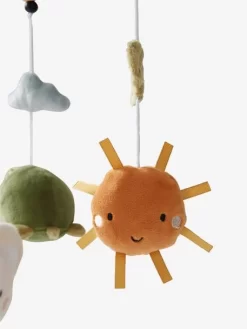 Mobile Musical MINI ZOO Beige / Multicolore - Vertbaudet -Produit Pour Bébé mobile musical mini zoo 5