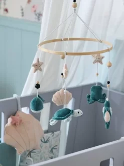 Mobile Musical SOUS L'OCÉAN Bleu / Multicolore - Vertbaudet -Produit Pour Bébé mobile musical sous locean 2