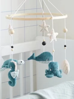 Mobile Musical SOUS L'OCÉAN Bleu / Multicolore - Vertbaudet -Produit Pour Bébé mobile musical sous locean 4