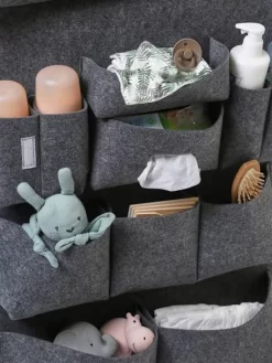 Organisateur à Suspendre Vertbaudet Pour Lit De Bébé Gris Chiné - Vertbaudet -Produit Pour Bébé organisateur a suspendre vertbaudet pour lit de bebe 3