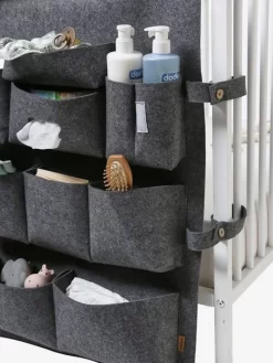 Organisateur à Suspendre Vertbaudet Pour Lit De Bébé Gris Chiné - Vertbaudet -Produit Pour Bébé organisateur a suspendre vertbaudet pour lit de bebe 5