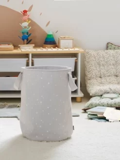 Panier à Linge Personnalisable Gris - Vertbaudet -Produit Pour Bébé panier a linge personnalisable 5