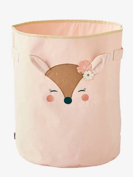 Panier De Rangement XL Biche Rose - Vertbaudet 2 Panier De Rangement XL Biche Rose - Vertbaudet – Image 2