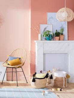 Panier En Jute Avec Fils Lurex Marguerite Blanc - Vertbaudet -Produit Pour Bébé panier en jute avec fils lurex marguerite 3