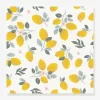 Papier Peint Citrons Louise LILIPINSO Jaune - Lilipinso