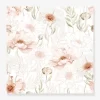 Papier Peint Coquelicots Poppies LILIPINSO Rose Nude - Lilipinso