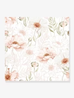 Papier Peint Coquelicots Poppies LILIPINSO Rose Nude - Lilipinso
