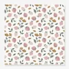 Papier Peint Fraises Louise LILIPINSO Rose Pâle - Lilipinso