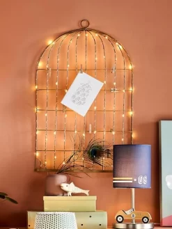 Pêle-mêle Lumineux Cage à Oiseaux Doré - Vertbaudet -Produit Pour Bébé pele mele lumineux cage a oiseaux 2