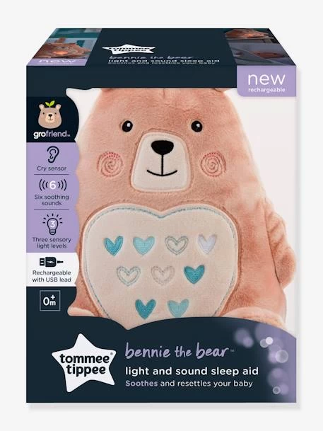 Peluche Aide Au Sommeil Rechargeable TOMMEE TIPPEE Bennie L’ourson Beige - Tommee Tippee 2 Peluche Aide Au Sommeil Rechargeable TOMMEE TIPPEE Bennie L’ourson Beige - Tommee Tippee – Image 2