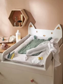 Plan à Langer 52 Cm RENARD Blanc - Vertbaudet -Produit Pour Bébé plan a langer 52 cm renard 2