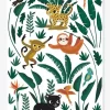 Planche De Stickers LILIPINSO - Petits Animaux De La Jungle Multicolore - Lilipinso