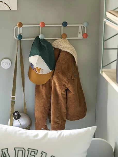 Porte-manteau Sixties Blanc/multicolore - Vertbaudet 4 Porte-manteau Sixties Blanc/multicolore - Vertbaudet – Image 4