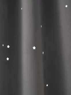 Rideau à œillets Occultant Et Motifs Perforés Gris Foncé / étoiles - Vertbaudet -Produit Pour Bébé rideau a oeillets occultant et motifs perfores 2