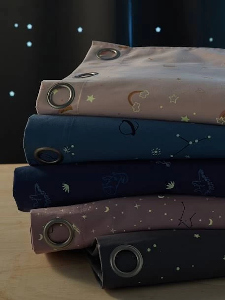 Rideau Occultant Détails Phosphorescents ETOILES Gris - Vertbaudet 4 Rideau Occultant Détails Phosphorescents ETOILES Gris - Vertbaudet – Image 4