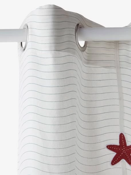 Rideau Tamisant Sous L'Océan Blanc - Vertbaudet 2 Rideau Tamisant Sous L'Océan Blanc - Vertbaudet – Image 2