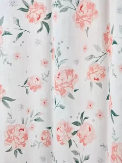 Rideau Voilage EAU DE ROSE écru / Rose - Vertbaudet -Produit Pour Bébé rideau voilage eau de rose 3