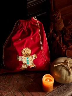 Sac à Jouet Pain D'épice Sequins Réversibles Rouge - Vertbaudet