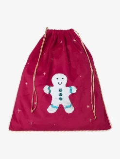 Sac à Jouet Pain D'épice Sequins Réversibles Rouge - Vertbaudet -Produit Pour Bébé sac a jouet pain depice sequins reversibles 5