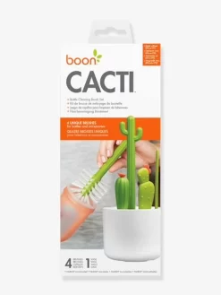 Set De 4 Brosses Cactus - Boon Blanc - Boon -Produit Pour Bébé set de 4 brosses cactus boon 2