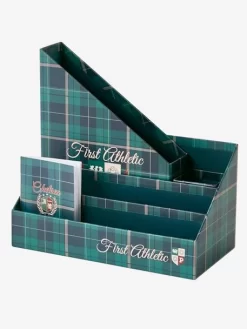 Set Rangement Bureau Ecusson Vert / Bleu - Vertbaudet 8 Set Rangement Bureau Ecusson Vert / Bleu - Vertbaudet -Produit Pour Bébé set rangement bureau ecusson 2